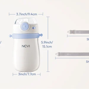Kids Stainless Steel Straw Cup 10oz - Thumbnail Image 5