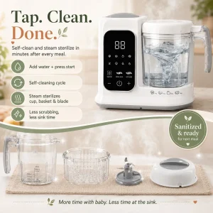 All-in-One Baby Food Steamer & Blender - Thumbnail Image 4
