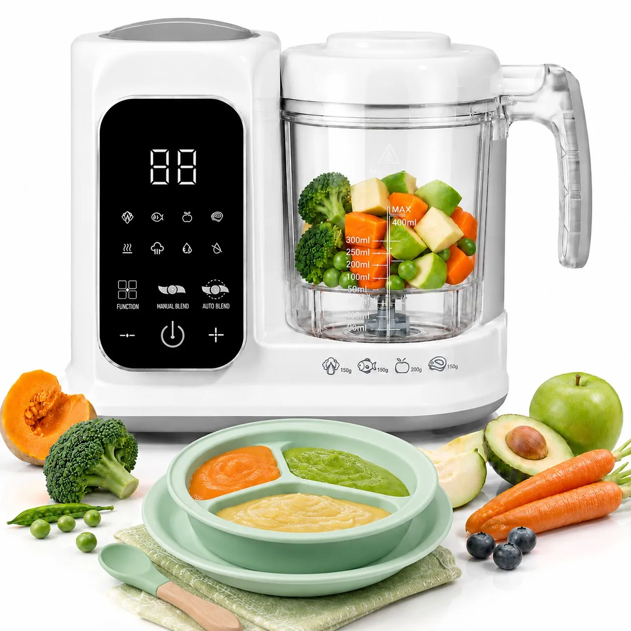 All-in-One Baby Food Steamer & Blender - Image 1