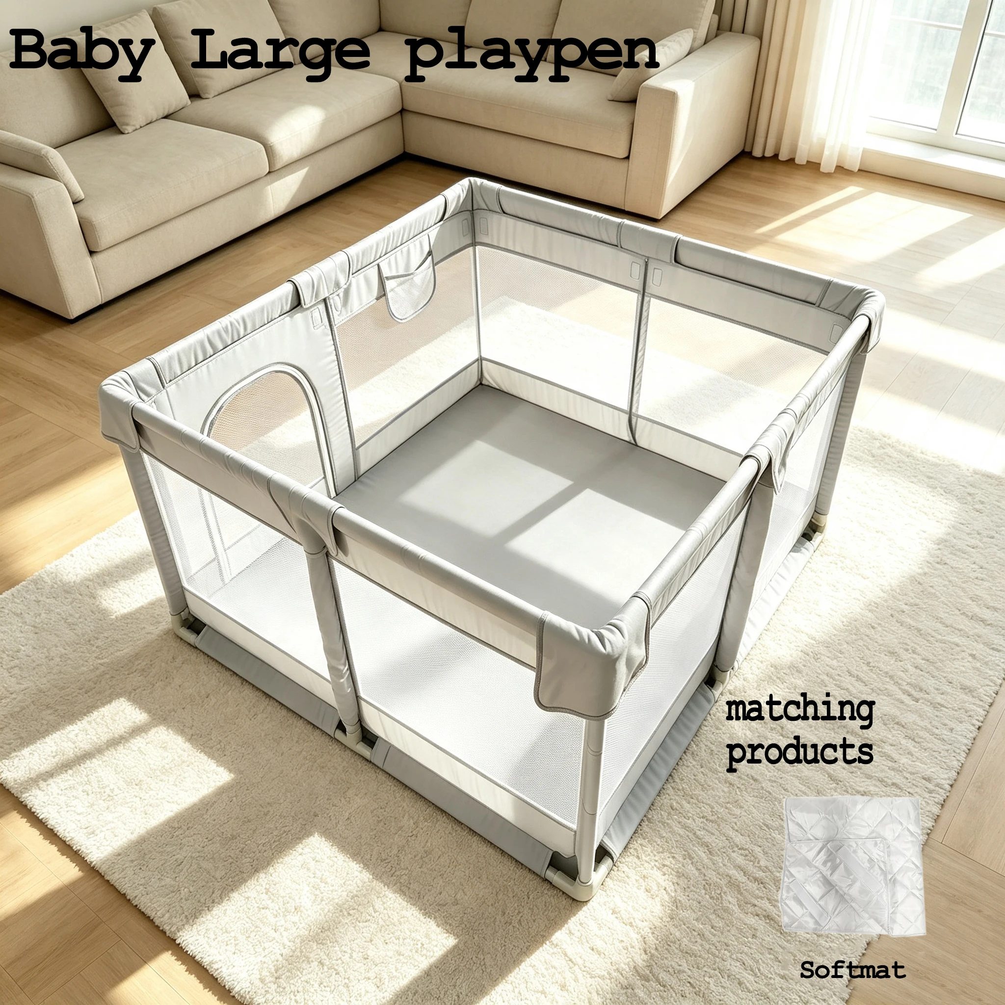 Baby Playpen Indoor & Outdoor Activity Center - Image 1