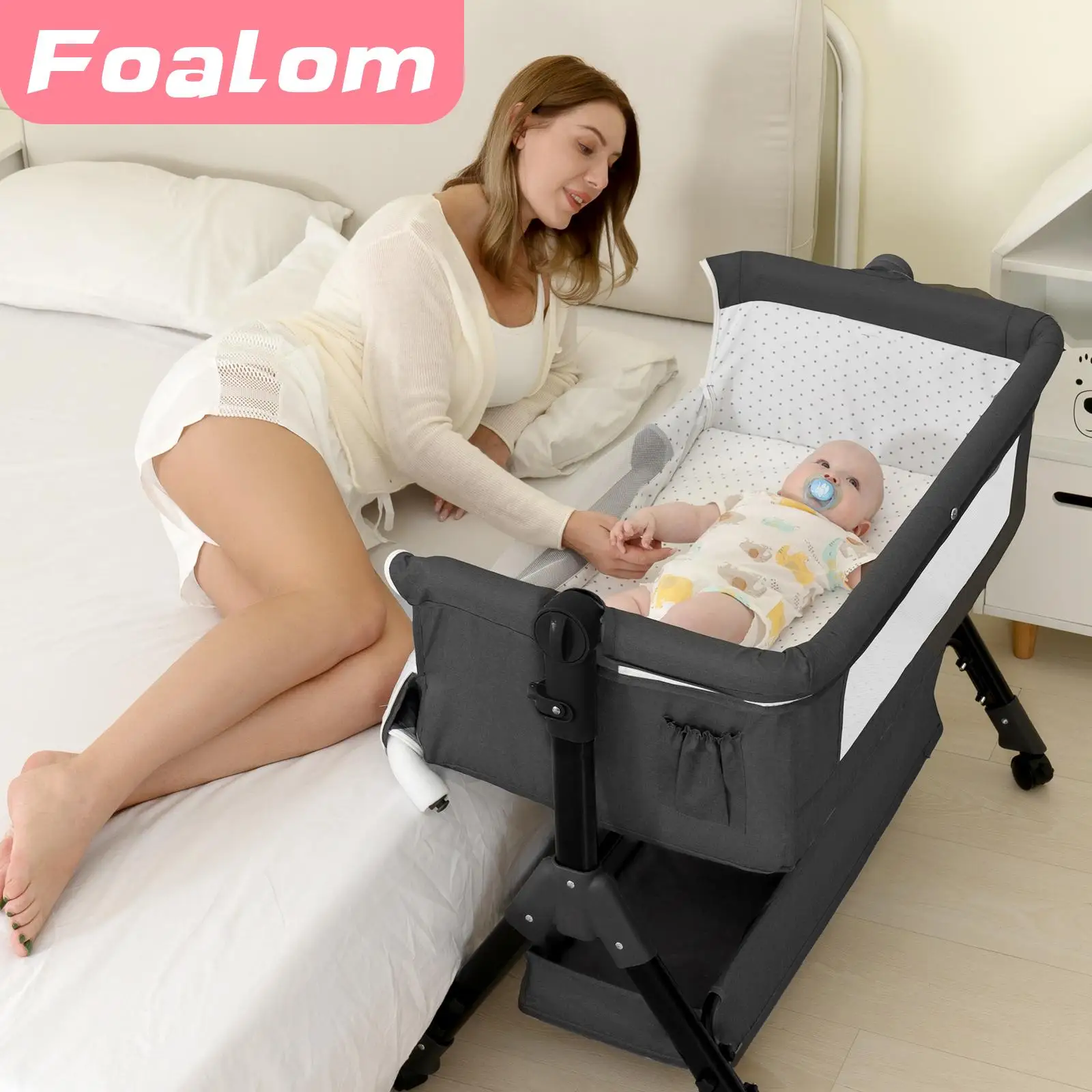 Foldable 3-in-1 Baby Bassinet Sleeper - Image 3