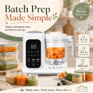 All-in-One Baby Food Steamer & Blender - Thumbnail Image 2