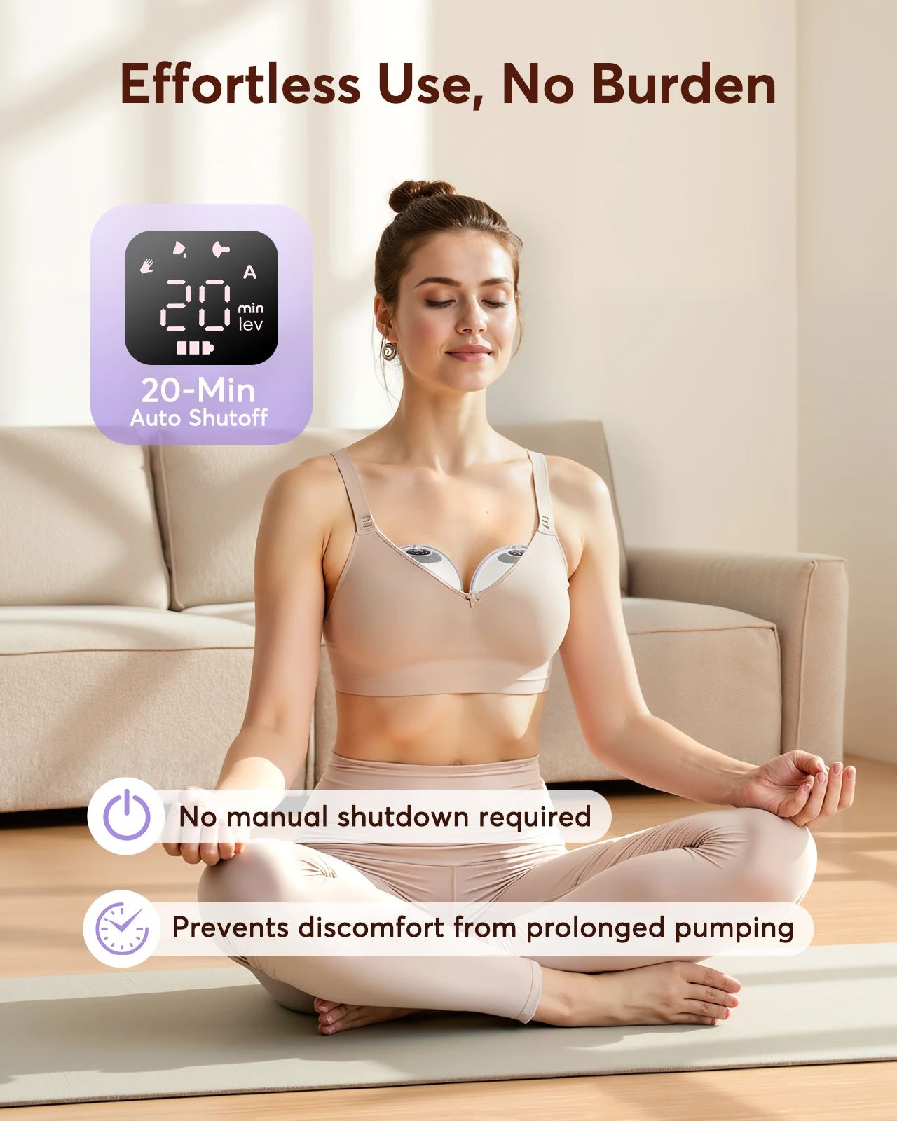 Hands-Free Wearable Electric Breast Pump - Image 3