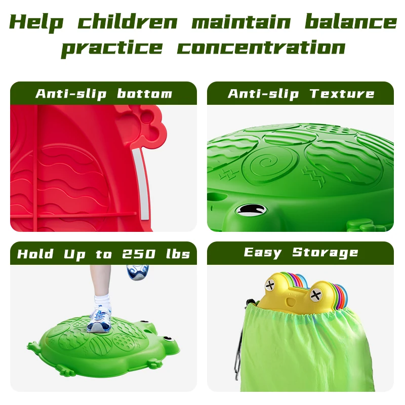 Kids Balance Stepping Stones 12-Piece Set - Image 4