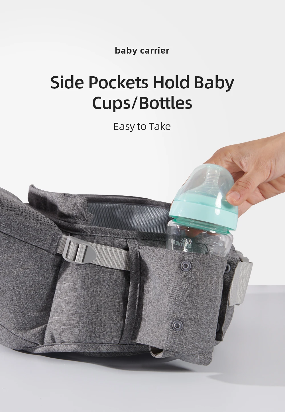 Adjustable One-Shoulder Baby Carrier - Image 5