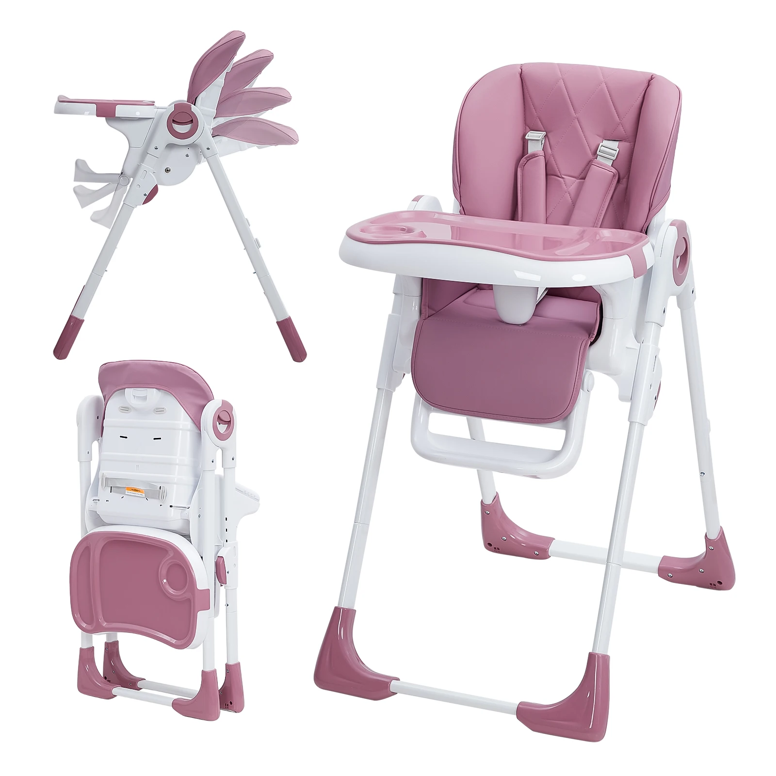 Multifunctional Baby High Chair with Recline - Image 2