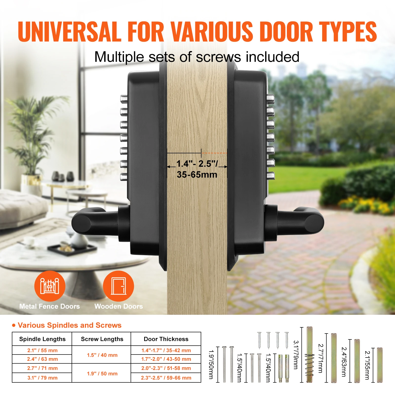 Mechanical Keyless Door Lock with Keypad - Image 4