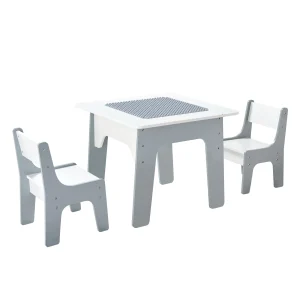 4-in-1 Kids Activity Table & 2 Chairs Set