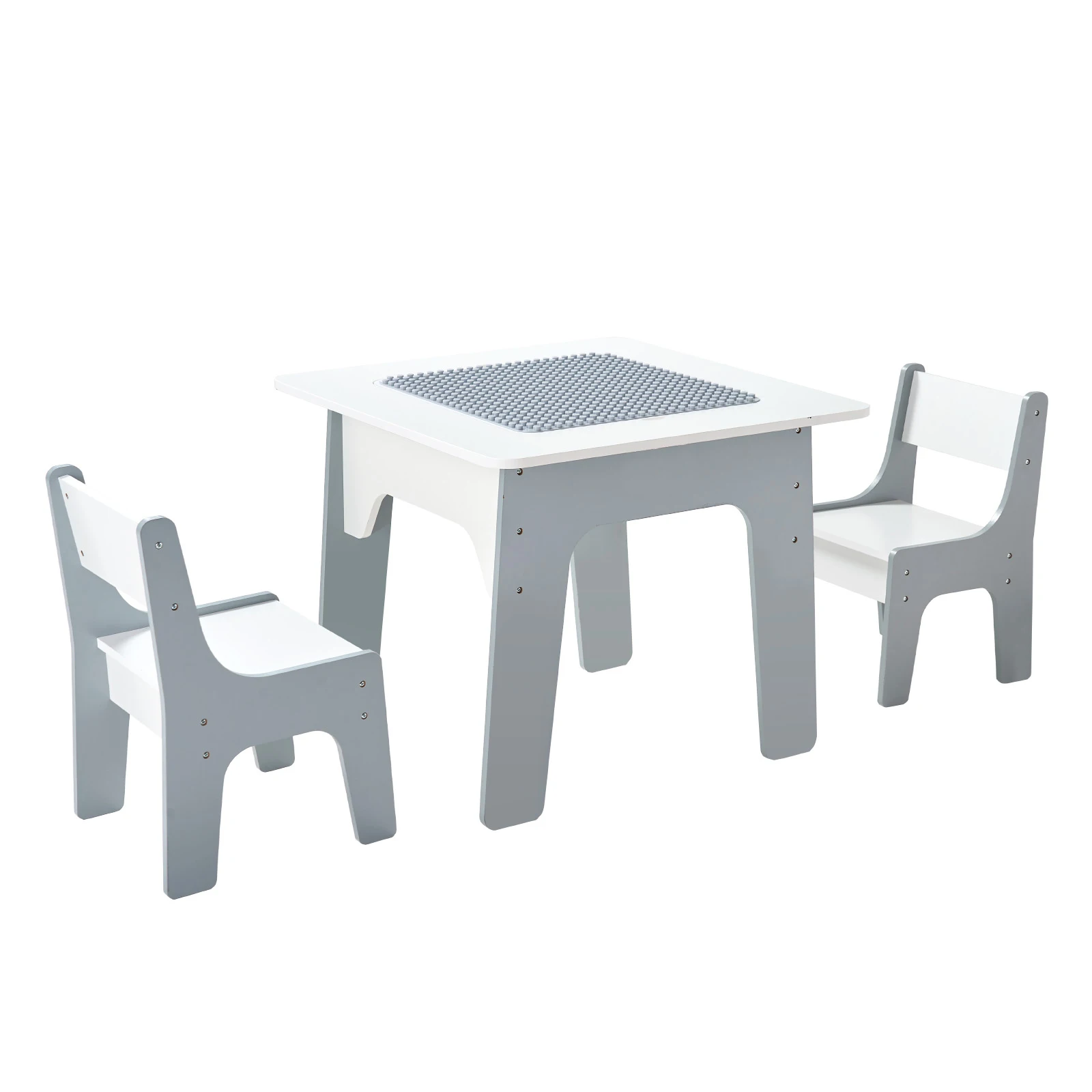 4-in-1 Kids Activity Table & 2 Chairs Set - Image 1