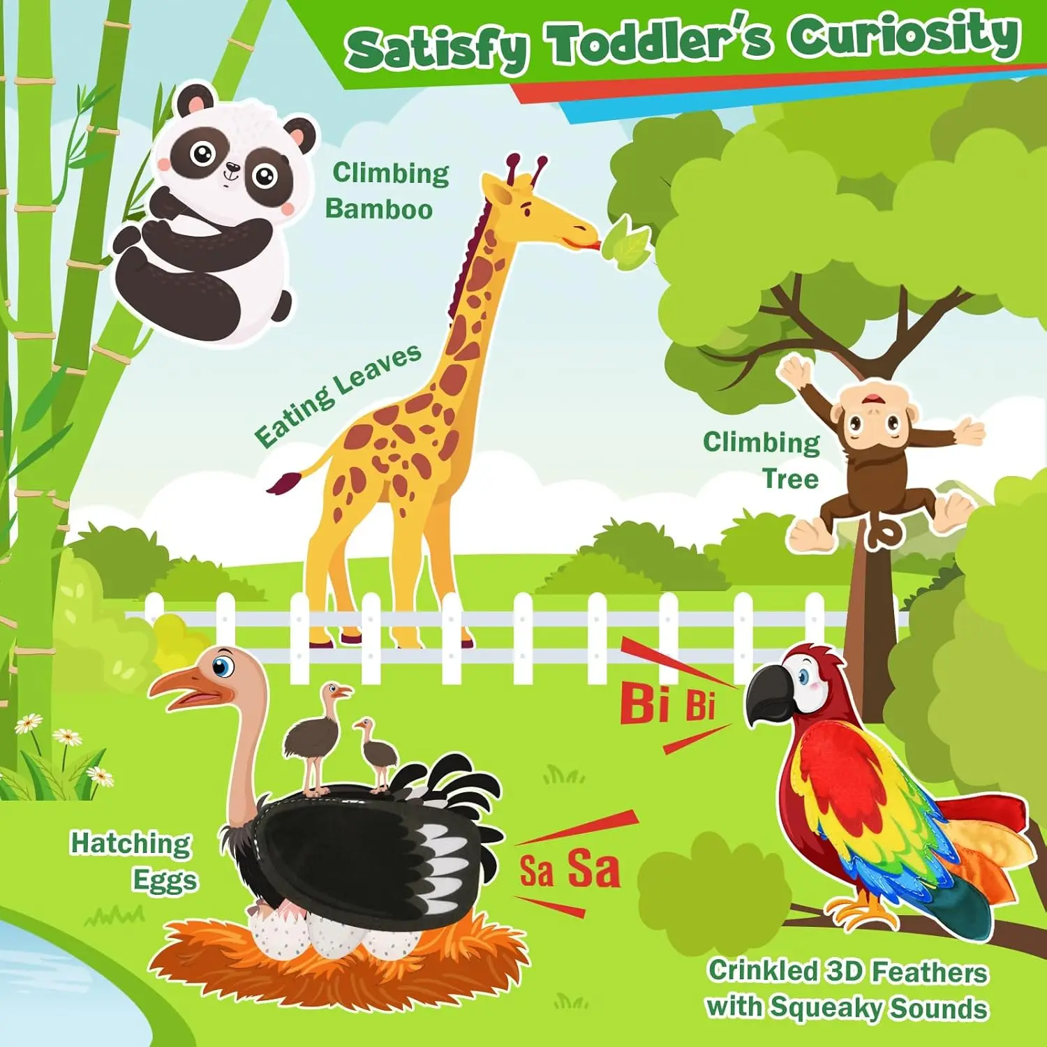 Kids Educational Felt Learning Board - Image 4