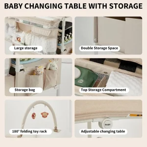 Portable Baby Changing Table with Wheels - Thumbnail Image 5