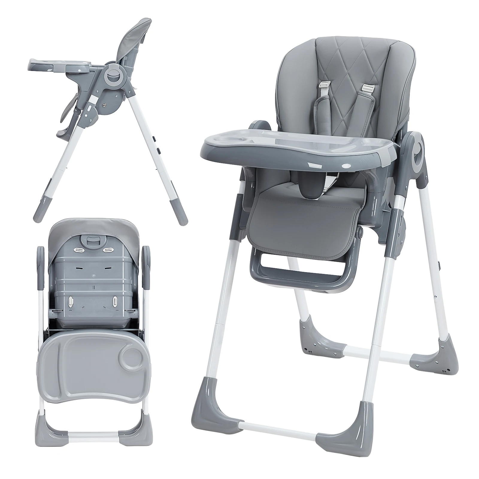 Multifunctional Baby High Chair with Recline - Image 1