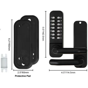 Mechanical Keyless Door Lock with Keypad - Thumbnail Image 5