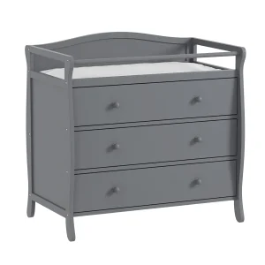 3-Drawer Baby Changing Table with Safety Rails