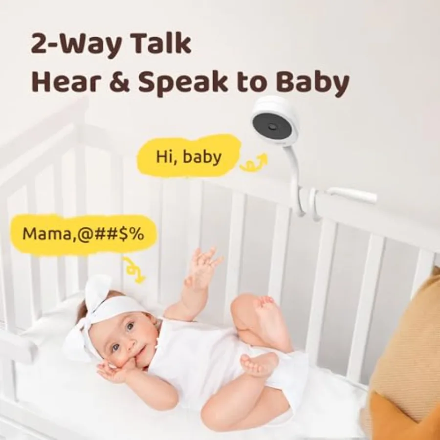 Wireless Baby Monitor with Two-Way Talk - Image 3