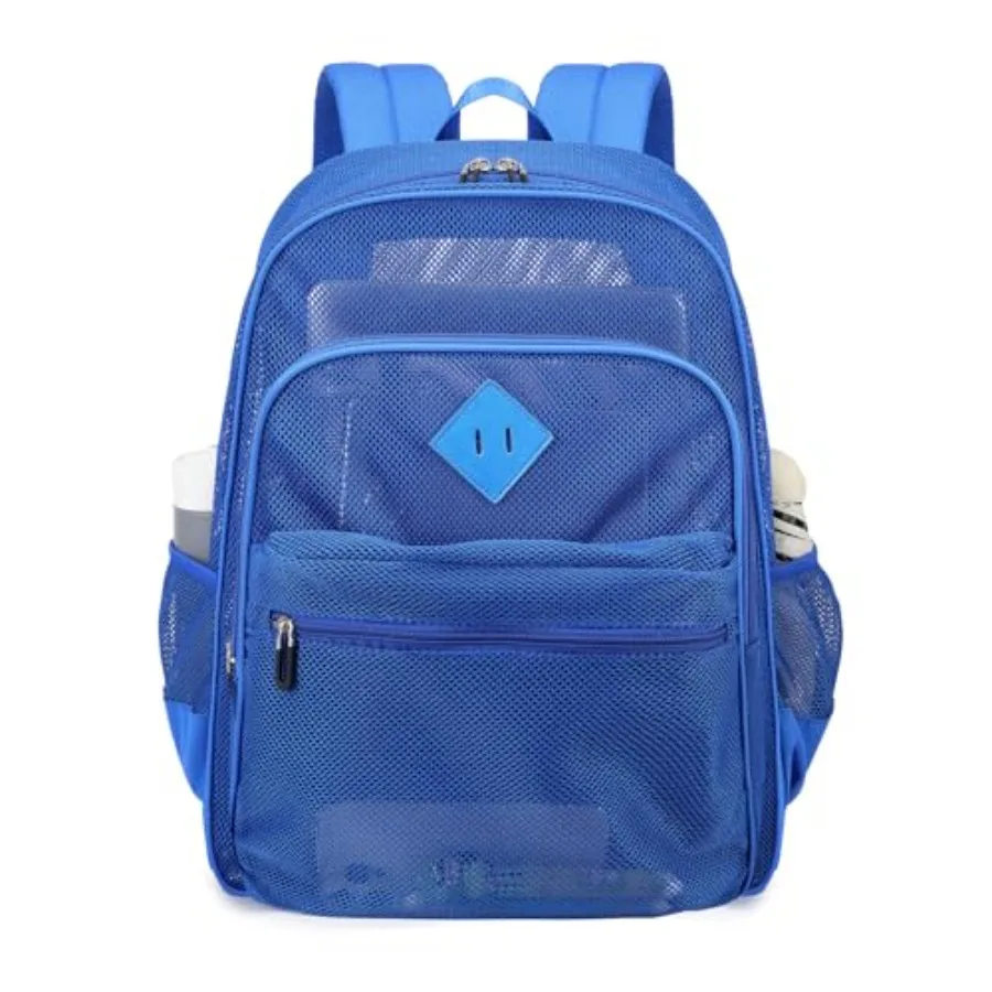 Mesh Backpack for School, Sports & Travel - Image 1