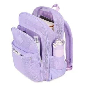 Heavy Duty Mesh Backpack for School & Travel - Thumbnail Image 1