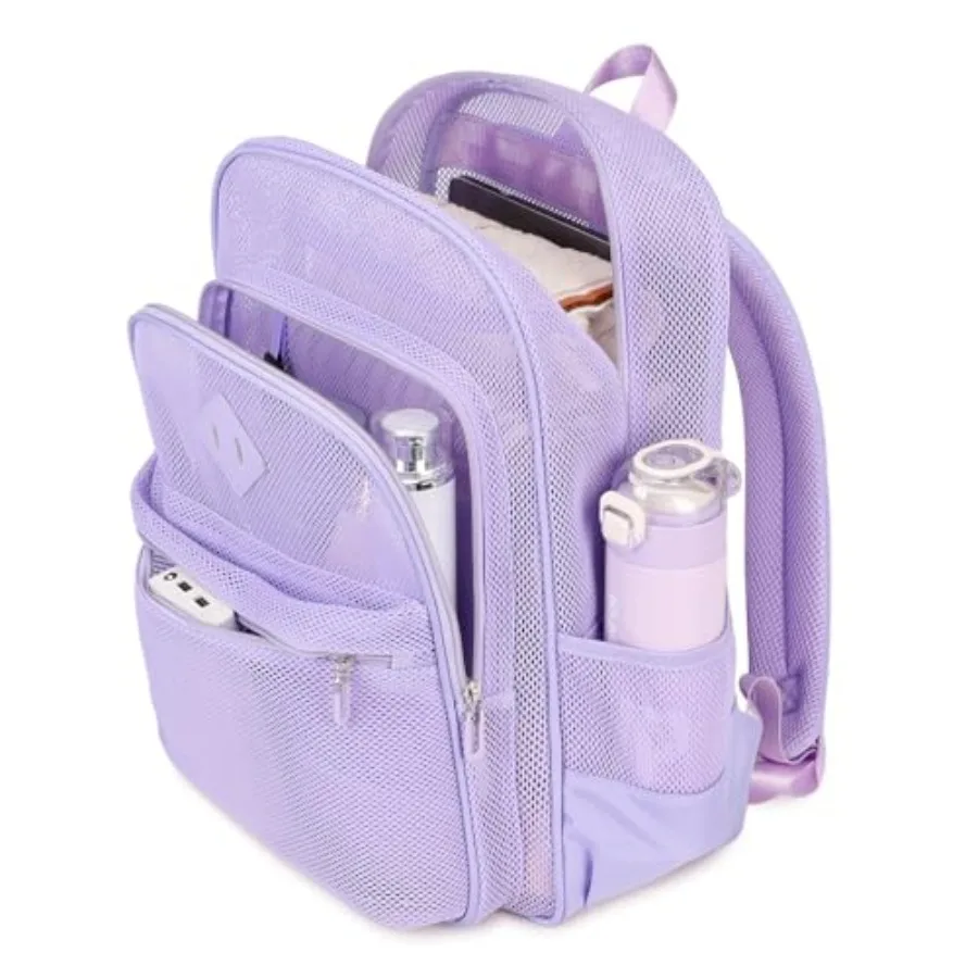 Heavy Duty Mesh Backpack for School & Travel - Image 1