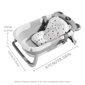 Portable Foldable Baby Bathtub 0-36 Months - Thumbnail Image 3