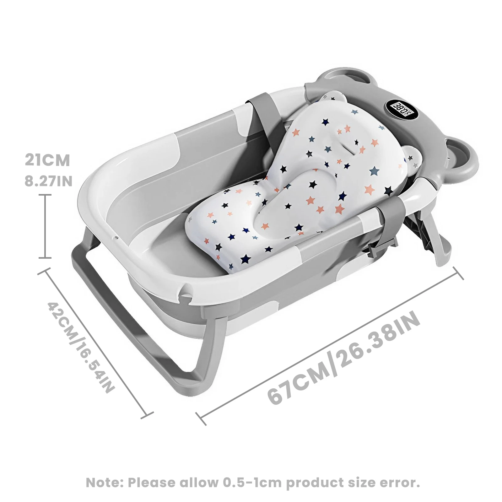 Portable Foldable Baby Bathtub 0-36 Months - Image 3