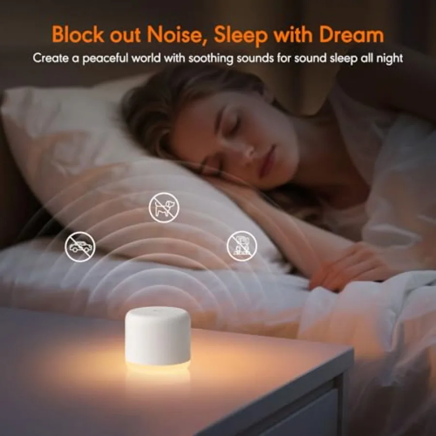 Portable Baby Sound Machine with Night Light - Image 4