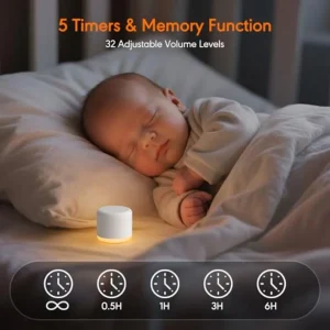 Portable Baby Sound Machine with Night Light - Thumbnail Image 3