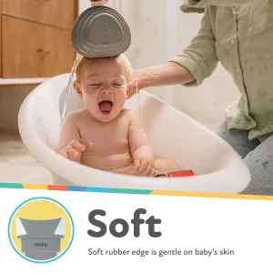 Baby Bath Bucket with Grip Handle - Thumbnail Image 2