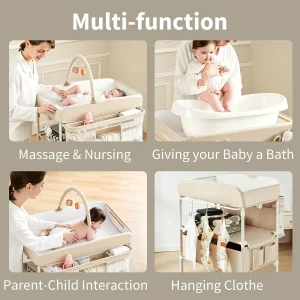 Portable Baby Changing Table with Wheels - Thumbnail Image 3