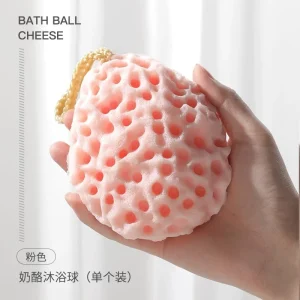 Soft Mesh Shower Sponge Ball - Thumbnail Image 4
