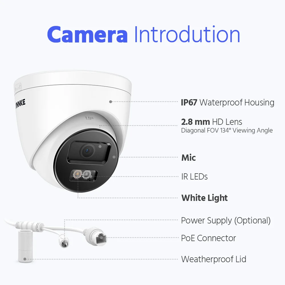 12MP PoE Smart IP Camera with Mic - Image 5