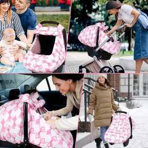 Infant Car Seat Canopy with Breathable Mesh - Thumbnail Image 4