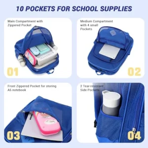 Mesh Backpack for School, Sports & Travel - Thumbnail Image 4