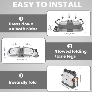 Collapsible Baby Bathtub with Thermometer - Thumbnail Image 5