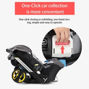 3-in-1 Newborn Stroller with Car Seat - Thumbnail Image 5