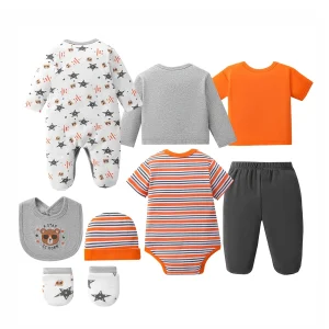 8-Piece Unisex Newborn Layette Set