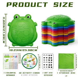 Kids Balance Stepping Stones 12-Piece Set - Thumbnail Image 5