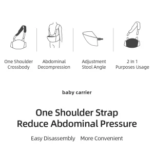 Adjustable One-Shoulder Baby Carrier - Thumbnail Image 4