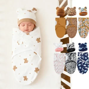 Soft Cotton Baby Swaddle Wrap for Newborns